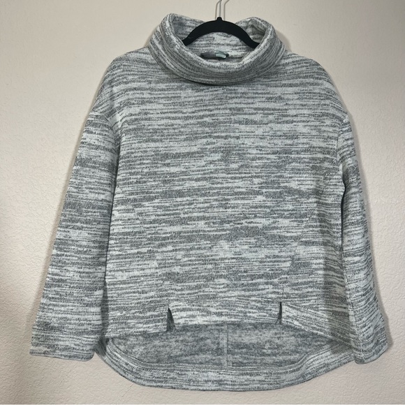 Saturday Sunday XS gray cowl neck sweater Anthro - Picture 10 of 10